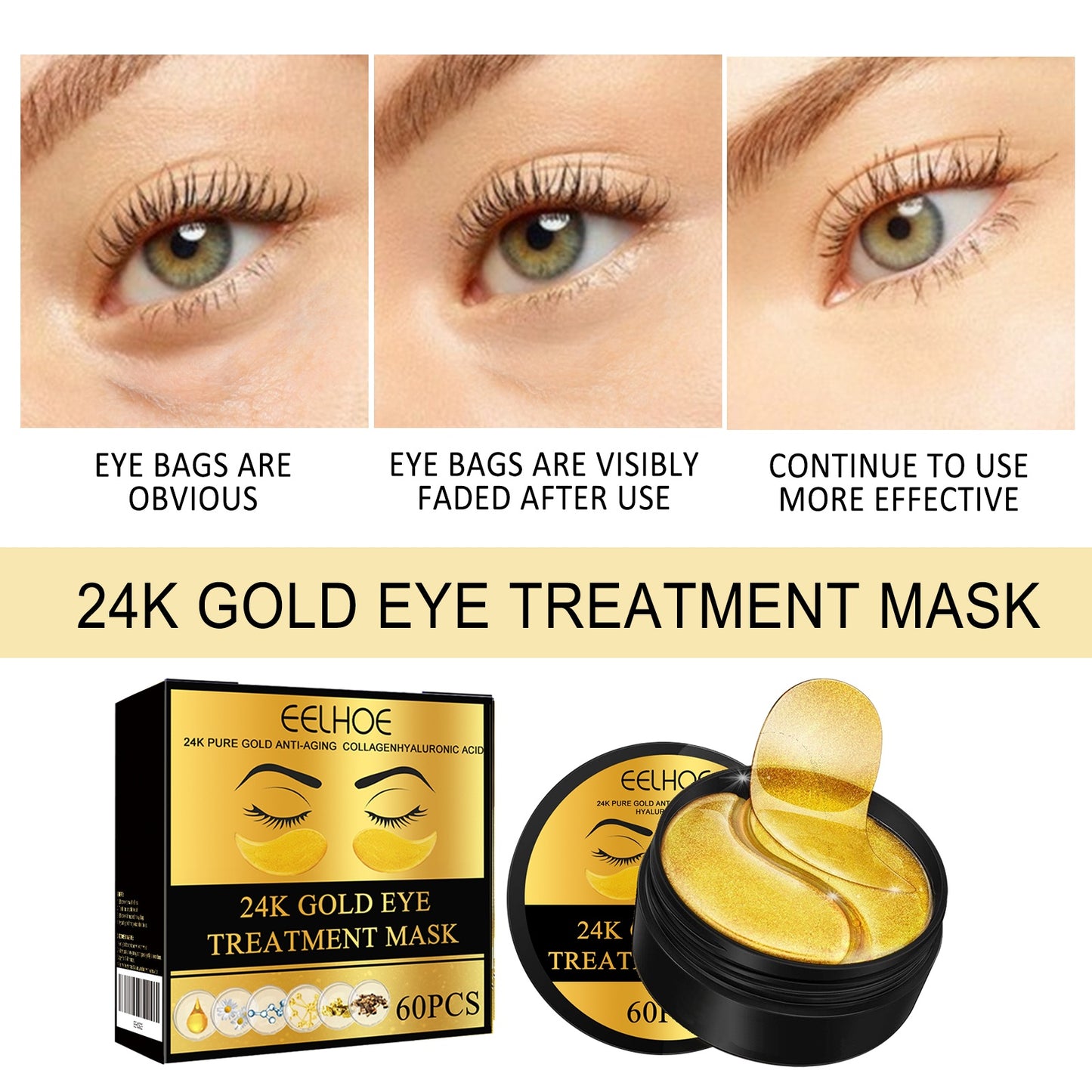 Gentle Moisturizing And Lifting Patch For The Skin Around The Eyes