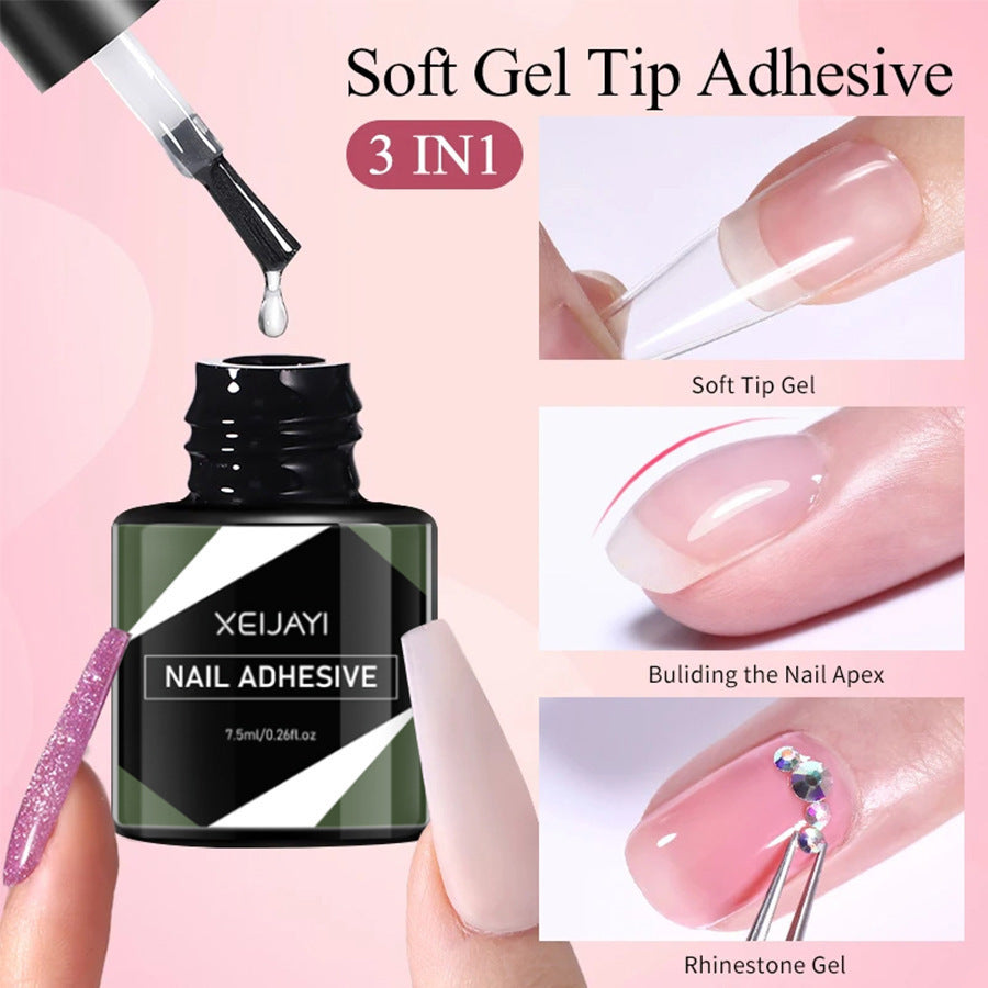 XEIJAYI Nail Art Adhesive Nail Tip Gel